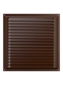 Эра. Решётка вентиляционная вытяжная стальная 3030МЭ Brown