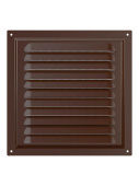 Эра. Решётка вентиляционная вытяжная стальная 2020МЭ Brown