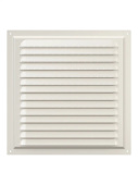 Эра. Решётка вентиляционная вытяжная стальная 2525МЭ Ivory