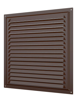 Эра. Решётка вентиляционная вытяжная стальная МЭ Brown