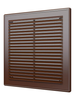 Эра. Решетка вентиляционная накладная Р коричневая