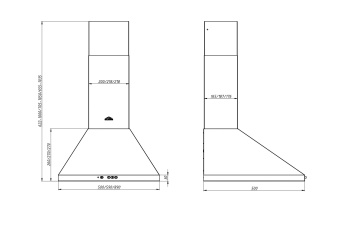 Вытяжка купольная ELIKOR Вента 60H-430-ПЗЛ нерж