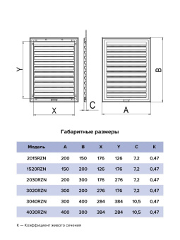 Эра. RZN решетка вентиляционная разъемная, сетка 