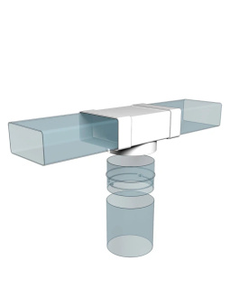 ЭРА Тройник плоский ТФП с фитингом 60х204