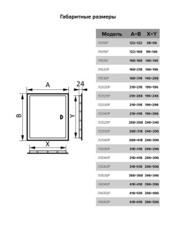 Эра. EVECS Люк-дверца ЛР