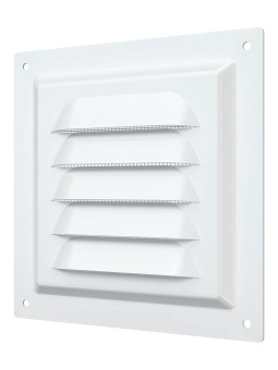 Эра. Решётка вентиляционная вытяжная стальная МЭ White