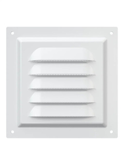 Эра. Решётка вентиляционная вытяжная стальная МЭ White