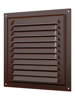 Эра. Решётка вентиляционная вытяжная стальная МЭ Brown