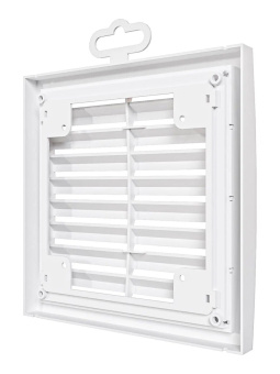 Эра. Решетка вентиялционная накладная с жалюзи РР