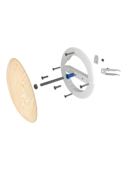 ЭРА Анемостат DW MS Pine для бань и саун приточно-вытяжной с распорными лапками