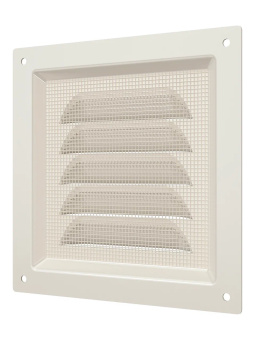 Эра. Решётка вентиляционная вытяжная стальная МЭ Ivory