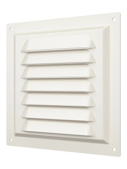 Эра. Решётка вентиляционная вытяжная стальная МЭ Ivory