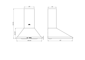 Вытяжка купольная ELIKOR Оптима 60П-400-КЗЛ бел