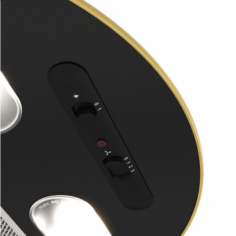 Вытяжка купольная ELIKOR Эпсилон 50П-430-ПЗЛ черный/золото