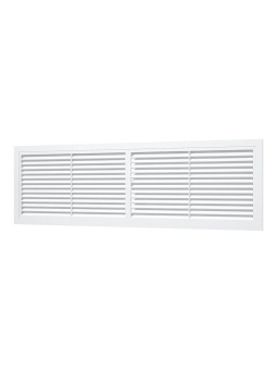 Эра. Решетка вентиляционная переточная РП белая