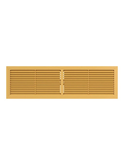 Эра. Решетка вентиляционная переточная РП бежевая