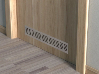 Эра. Решетка вентиляционная переточная ДП бежевая