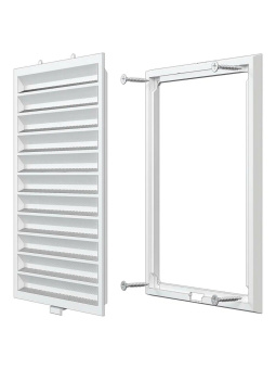 Эра. RZN решетка вентиляционная разъемная, сетка 