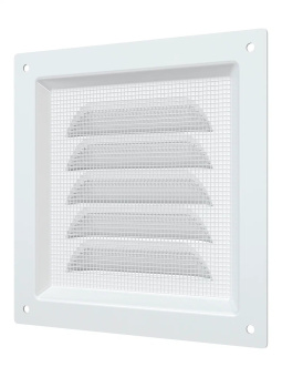 Эра. Решётка вентиляционная вытяжная стальная МЭ White