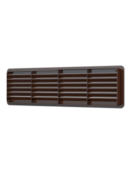 Эра. Решетка вентиляционная переточная ДП коричневая