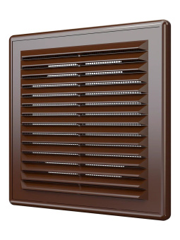 Эра. Решетка вентиляционная накладная Р коричневая