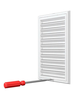 Эра. RZN решетка вентиляционная разъемная, сетка 